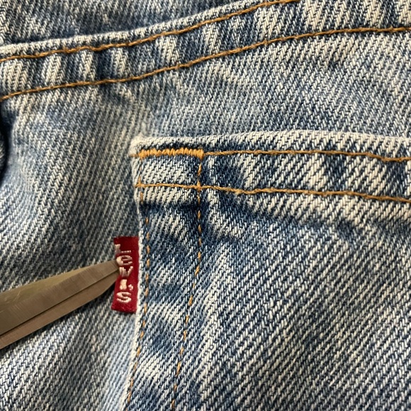 VTG Y2K Levi's 550 Relaxed Fit Tapered Leg Jeans Sz 16 S - Picture 4 of 10